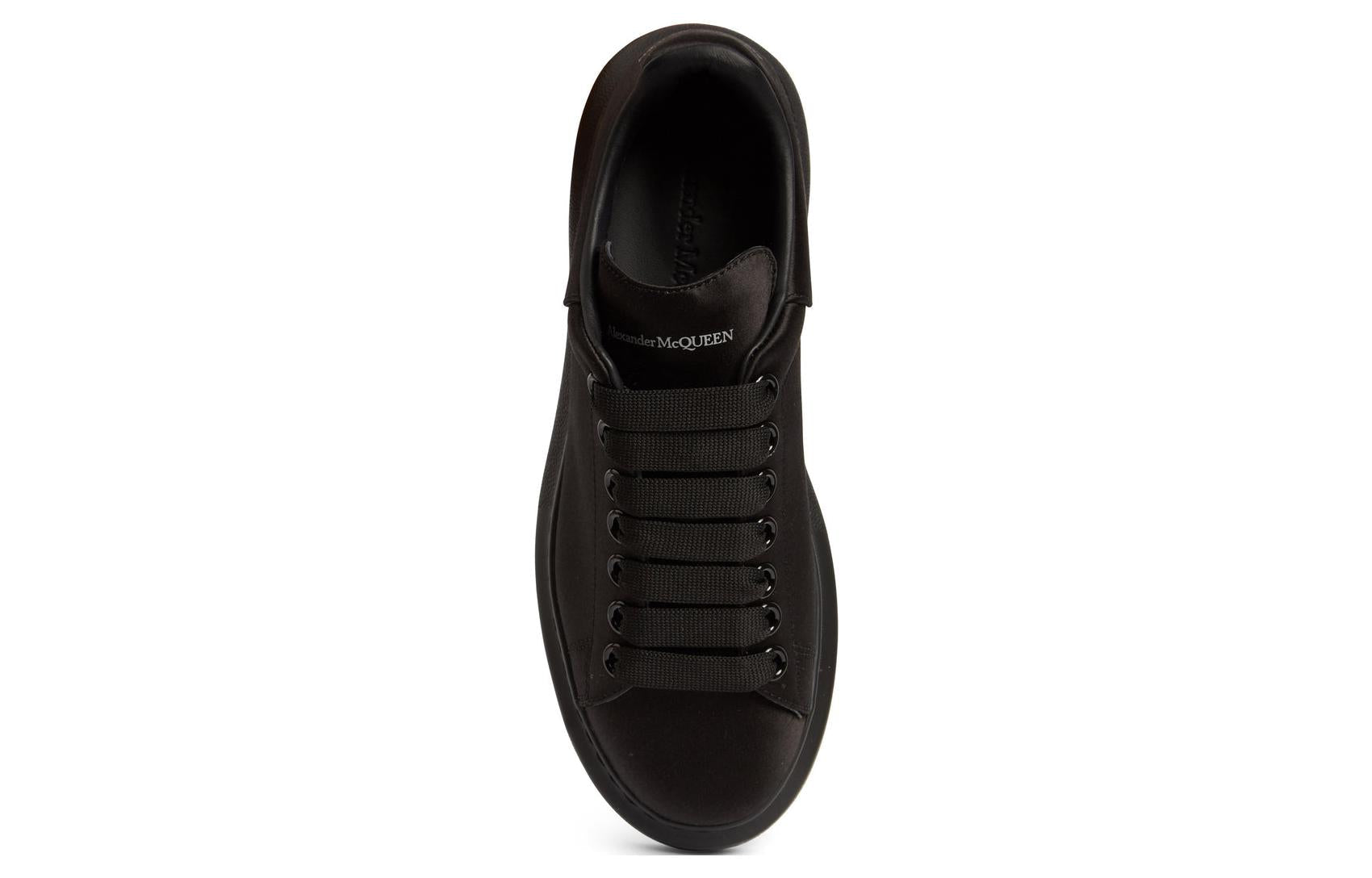 (WMNS) Alexander McQueen Oversized Sneakers 'Dark Brown Black' 708073W4AC01000 #