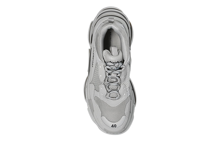 (WMNS) Balenciaga Triple S Daddy Shoes Grey 524039W2FW11203 #