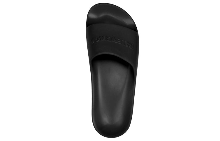 (WMNS) Balenciaga Chunky Slides 'Black' 654315W1S891000 #
