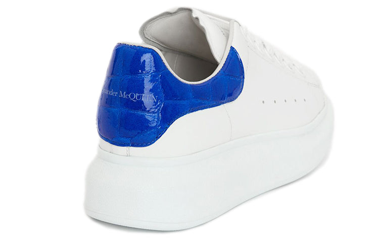 (WMNS) Alexander McQueen Oversized Sneaker 'White Ultramarine' 553770WIAF89407 #