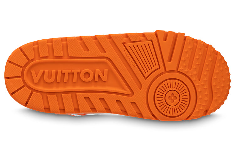 LOUIS VUITTON LV Trainer Maxi Sneakers 'Orange ' 1AB8SZ #