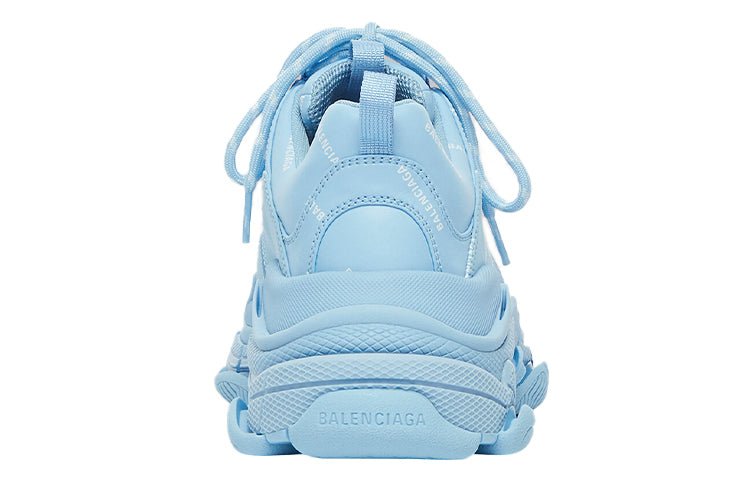 (WMNS) Balenciaga Triple S Sneaker 'Allover Logo - Light Blue' 524039W2FA14090 #