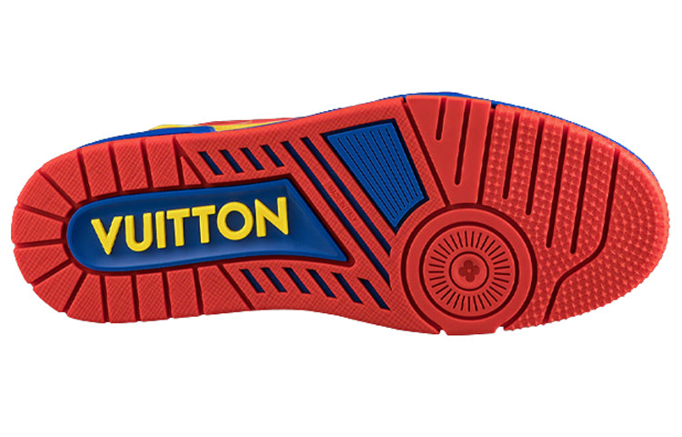 LOUIS VUITTON Trainers 'Black Yellow Blue' 1A9JU2 #.