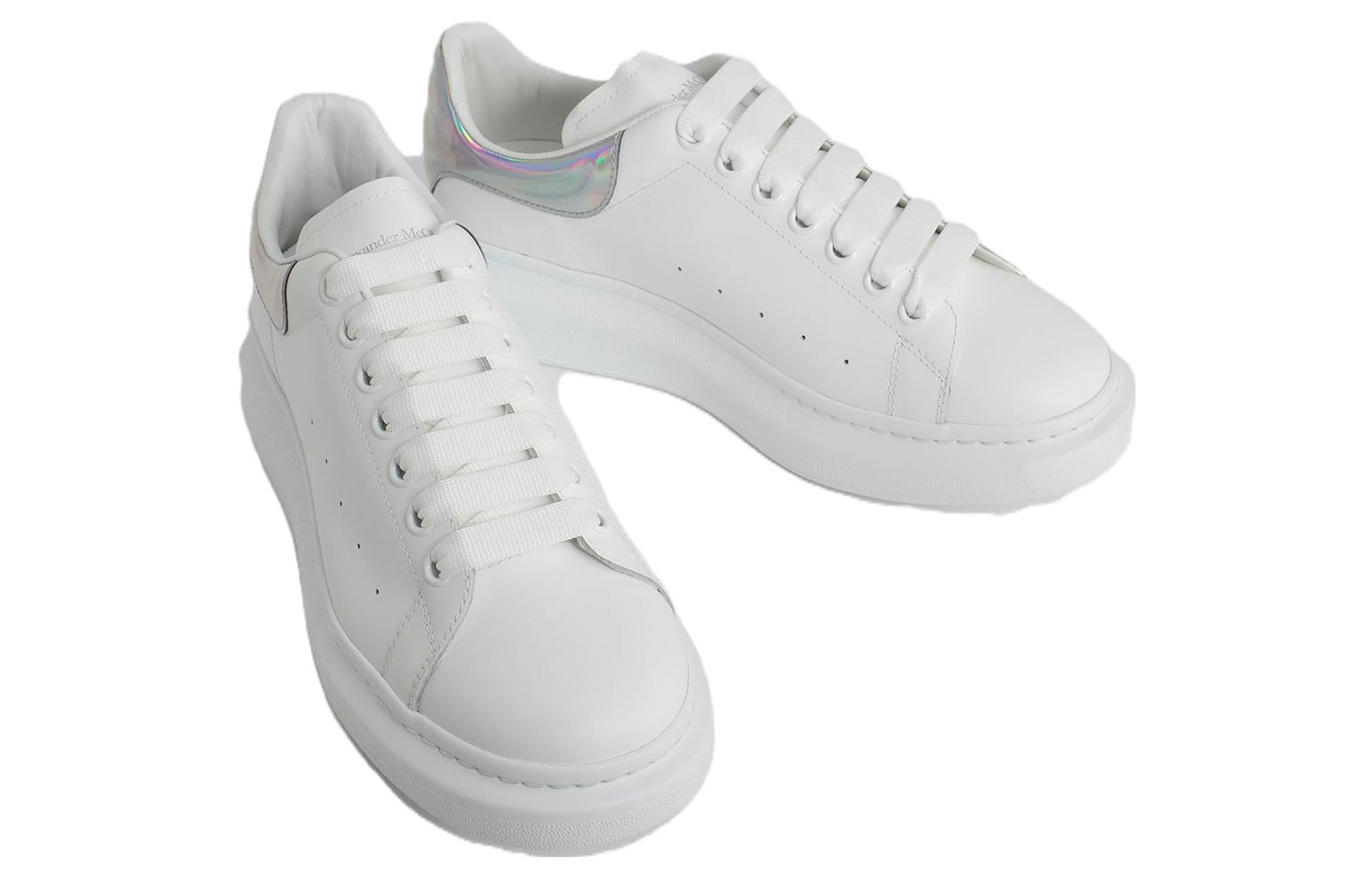 Alexander McQueen Oversized Low-Top Sneakers 'White Silver' 688525WHVIU9071 #