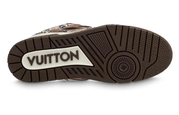 LOUIS VUITTON Skate Sneakers 'Brown' 1ABMG5 #