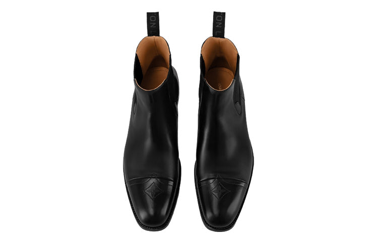 LOUIS VUITTON Chelsea Ankle Boots 'Black' 1AC031 #