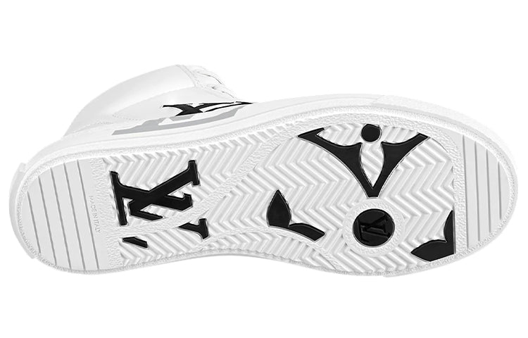 (WMNS) LOUIS VUITTON Charlie Ankle Sneakers 'White Grey Black' 1A9RYS #