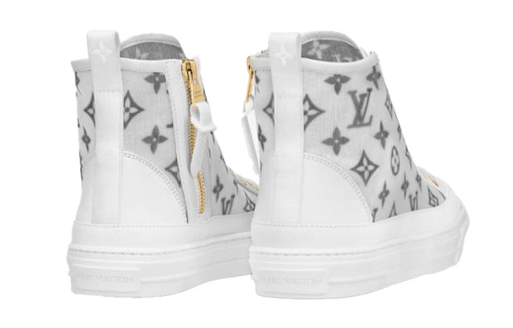 (WMNS) LOUIS VUITTON Stellar Ankle Sneakers 'White Grey' 1A8NKX #