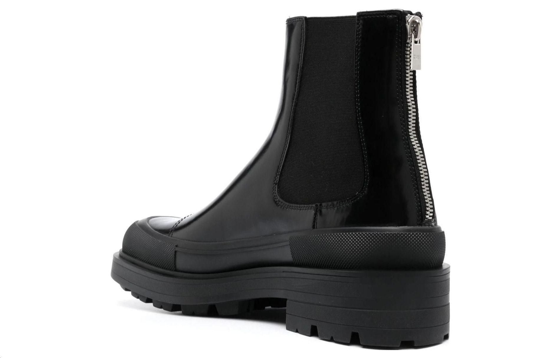 Alexander McQueen Chelsea Ankle Boots 'Black' 736508WHV7J1000 #