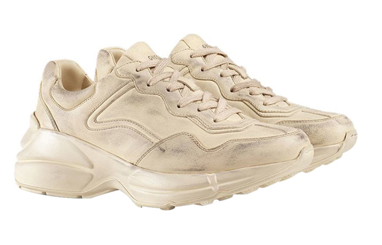 (WMNS) Gucci Rhyton 'Distressed Ivory' 550046-A9L00-9522 #