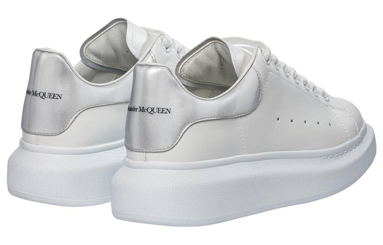 (WMNS) Alexander McQueen Oversized Shoes 'Cream White Silver' 718232WICGI9071 #