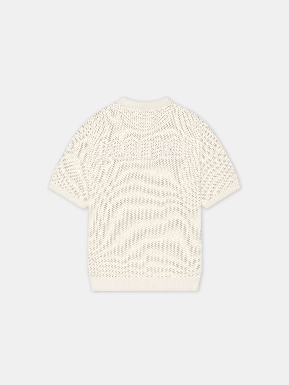 AMIRI CROCHET MESH TSHIRT - Ivory