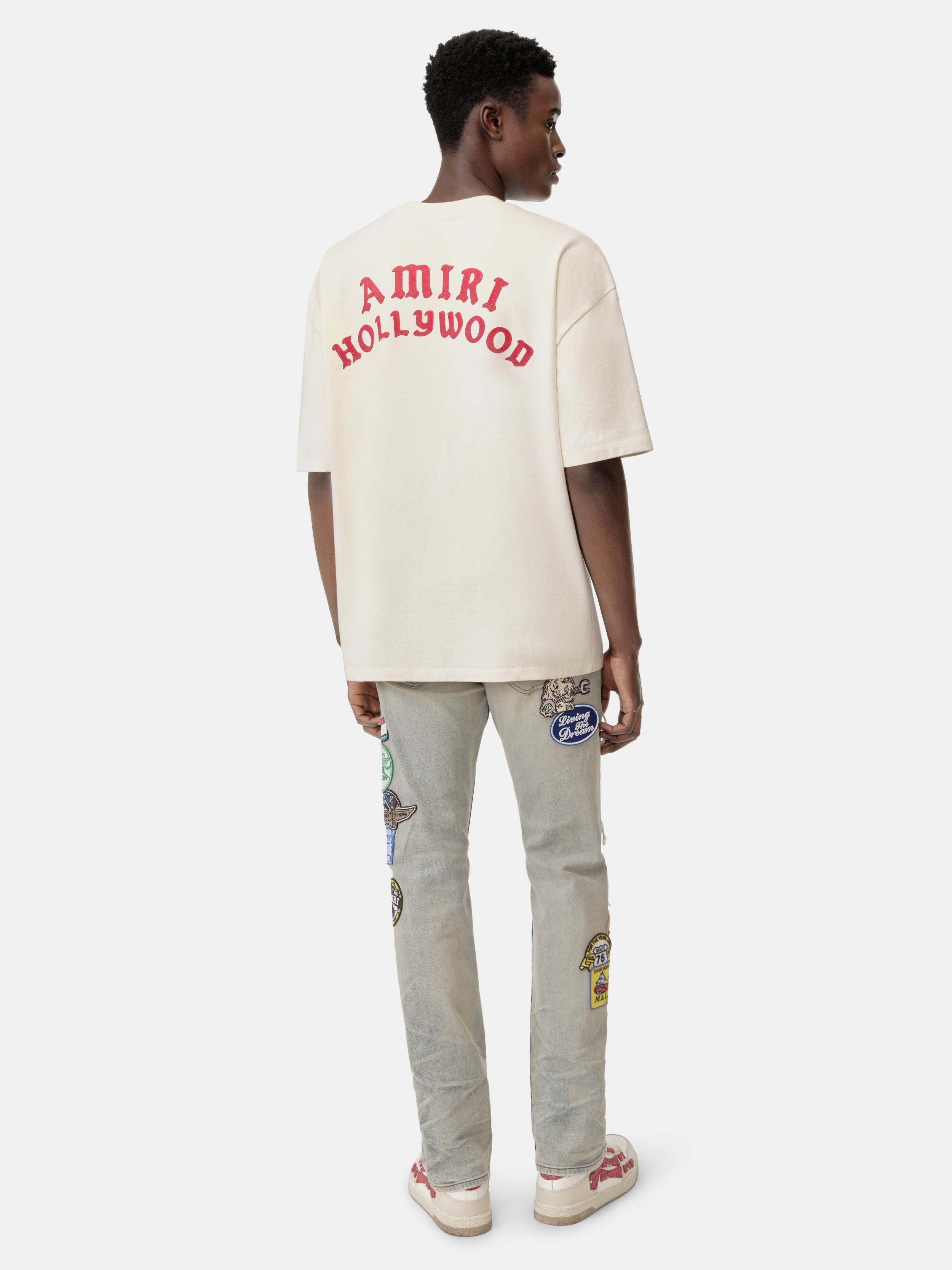 STATION PATCH REPAIR SLIM JEAN - Perfect Antique Indigo