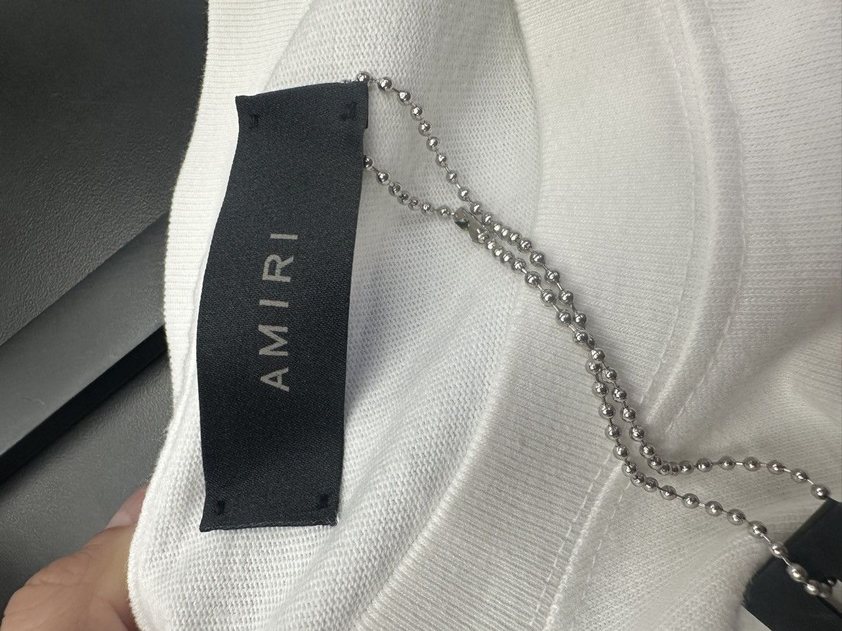 Amiri White Hockey Jersey Tee