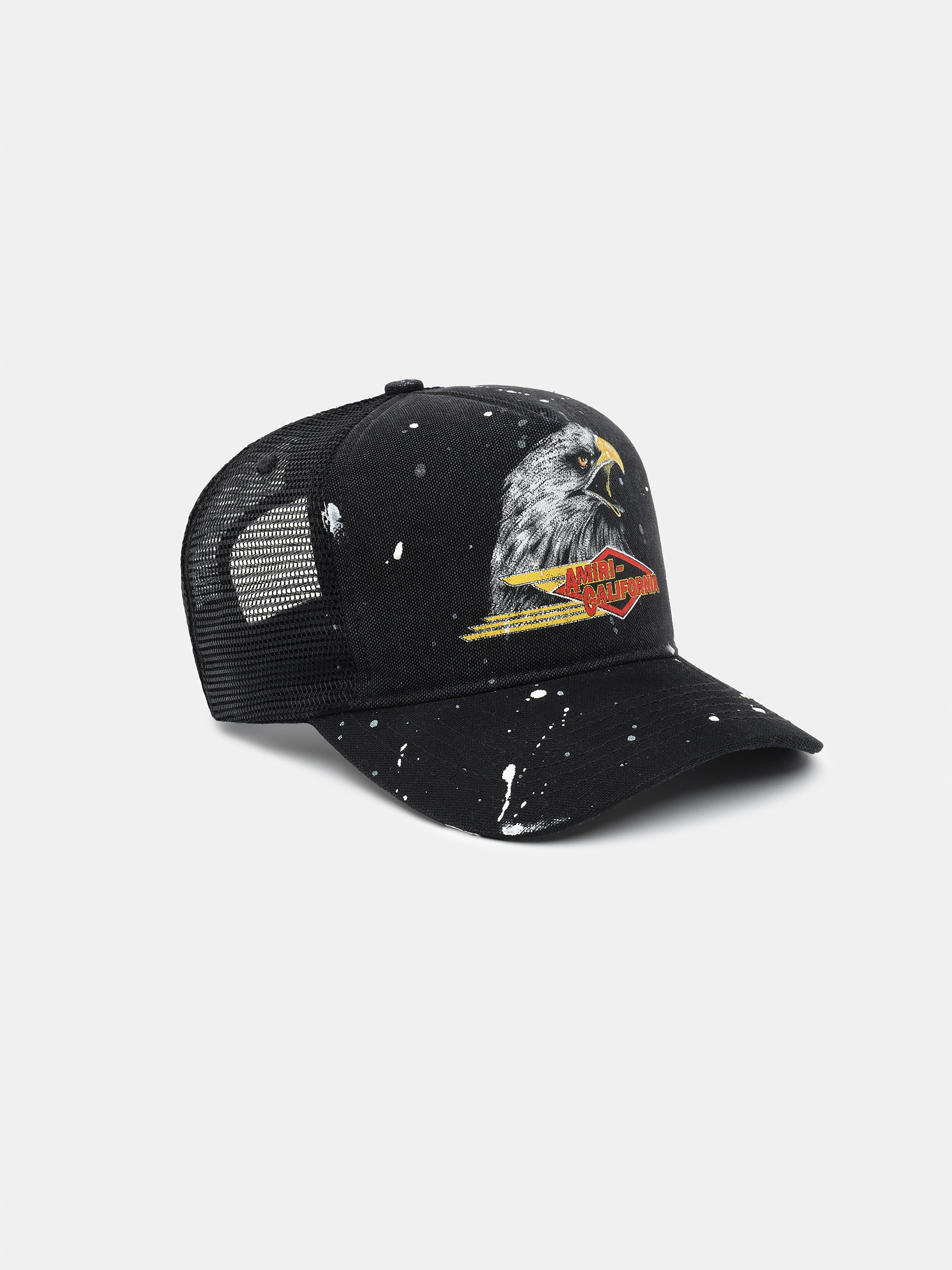 VINTAGE TRUCKER HAT - Black