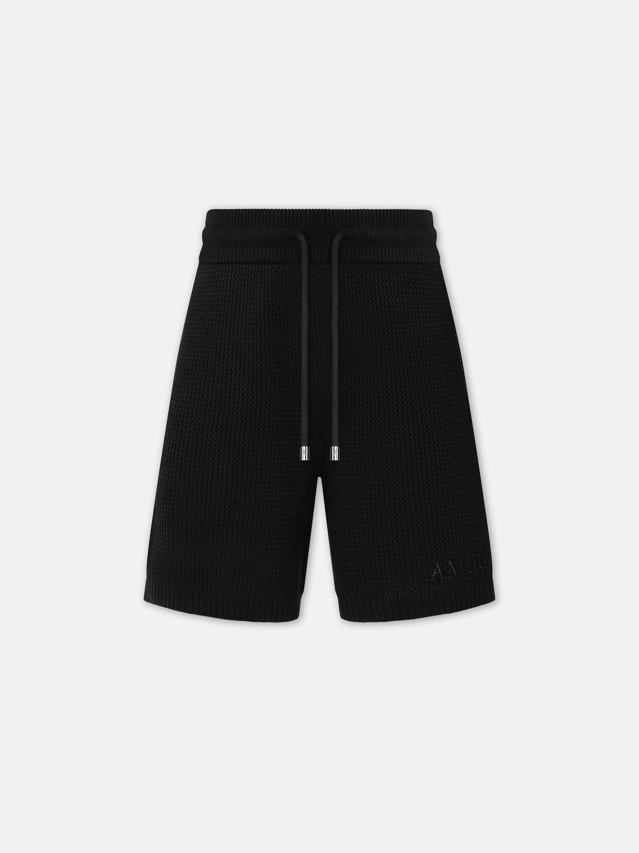 AMIRI CROCHET MESH SHORT - Black