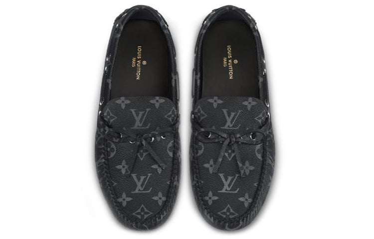 LOUIS VUITTON Arizona Moccasin Loafers 'Black' 1A441H #