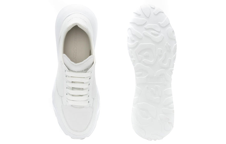 Alexander McQueen Court Trainers 'White Leather' 634619WIA989000 #