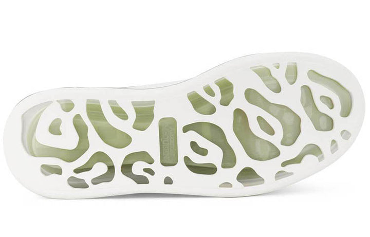 Alexander McQueen Oversized Sneaker 'Transparent Sole - White Gunmetal' 662659WIA4T9058 #