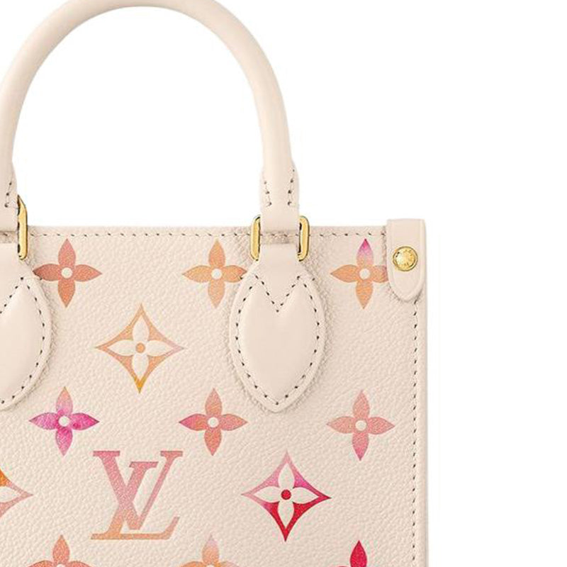 (WMNS) LOUIS VUITTON OnTheGo BB Monogram Empreinte Handbag 'Sunrise Aquarelle' M47115 #