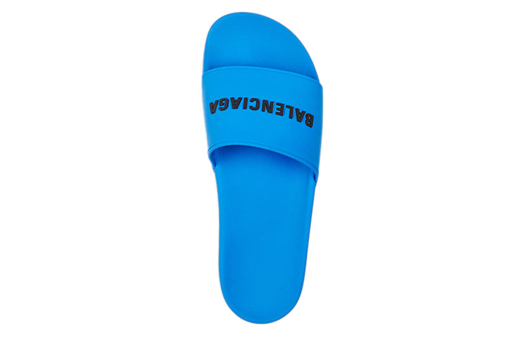 Balenciaga Pool Slides 'Blue' 565826W1S804005 #