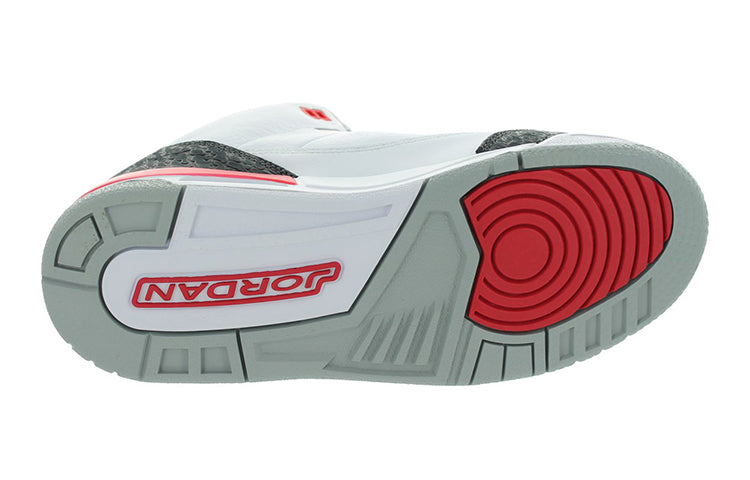 (GS) Air Jordan 3 Retro 'Fire Red' 2007 834014-161 #