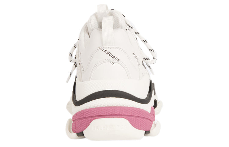 (WMNS) Balenciaga Triple S Sneaker 'Allover Logo White Pink' 524039W2FA49155 #