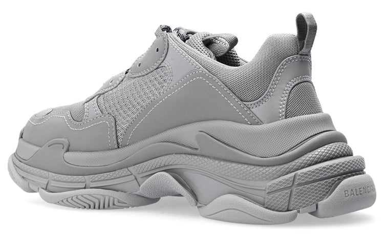 (WMNS) Balenciaga Triple S Daddy Shoes Grey 524039W2FW11203 #