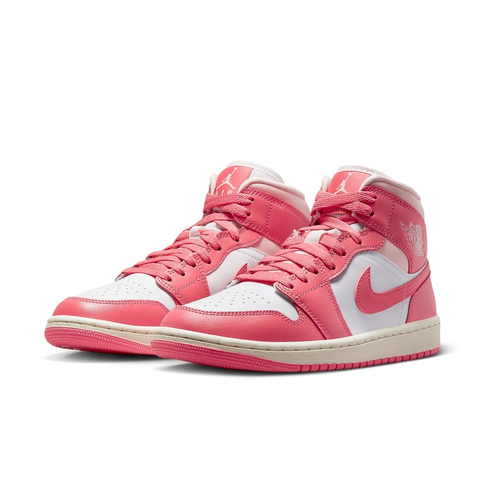 (WMNS) Air Jordan 1 Mid 'Strawberries and Cream' BQ6472-186 #
