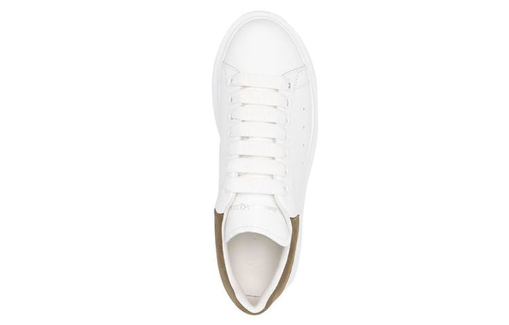 (WMNS) Alexander McQueen Oversized Sneaker 'White Khaki' 553770WHGP79256 #