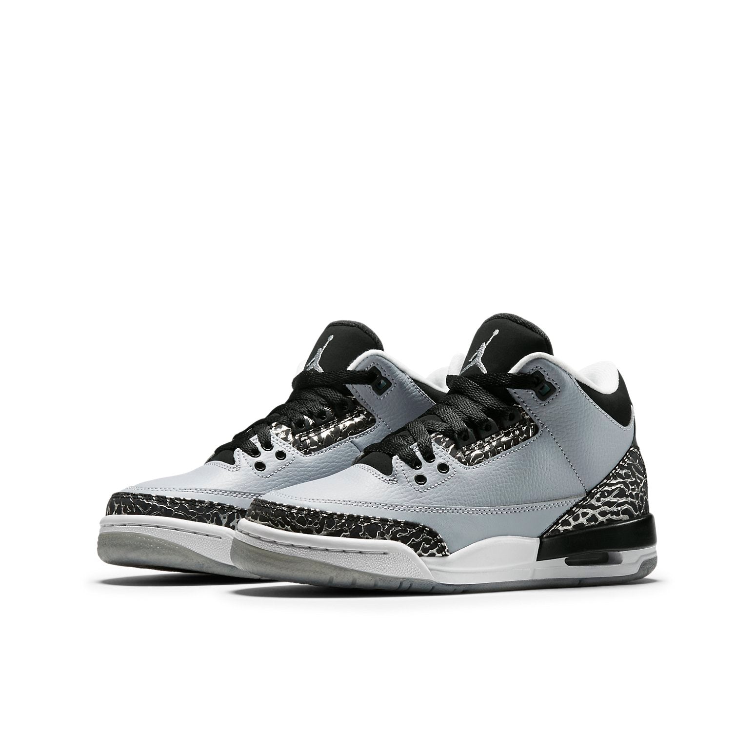 (GS) Air Jordan 3 Retro 'Wolf Grey' 398614-004 #