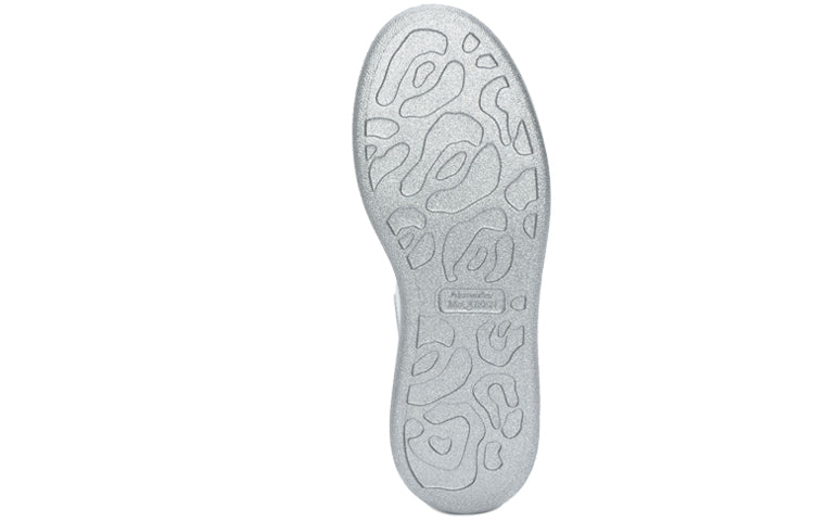 (WMNS) Alexander McQueen Oversized Sneaker 'White Silver' 553770WHWKV9071 #