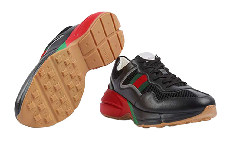 Gucci Rhyton 'Black Red Green Reflective' 643491-2H040-1093 #.