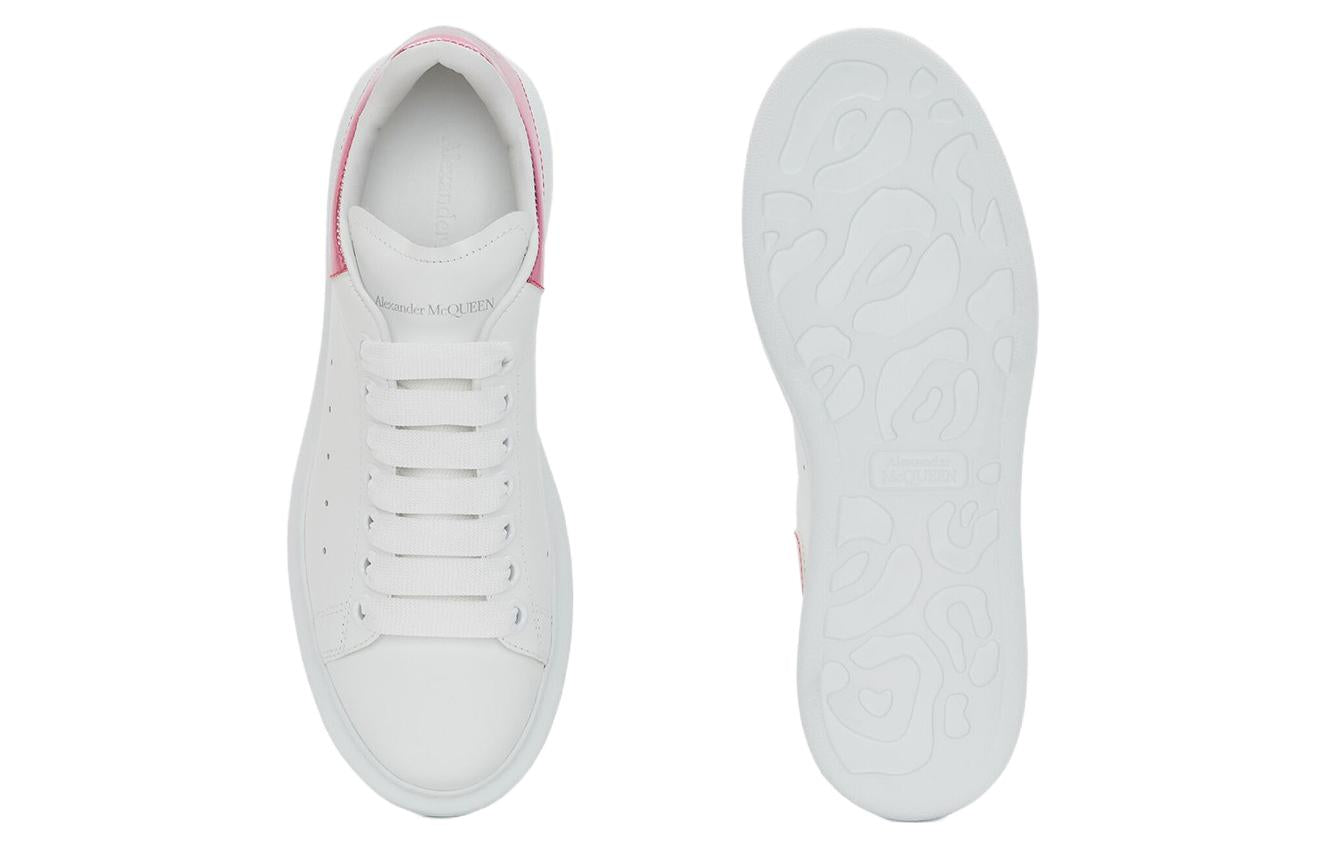 (WMNS) Alexander McQueen Oversized Sneaker 'White Pink Metallic' 676702WICGG9993 #