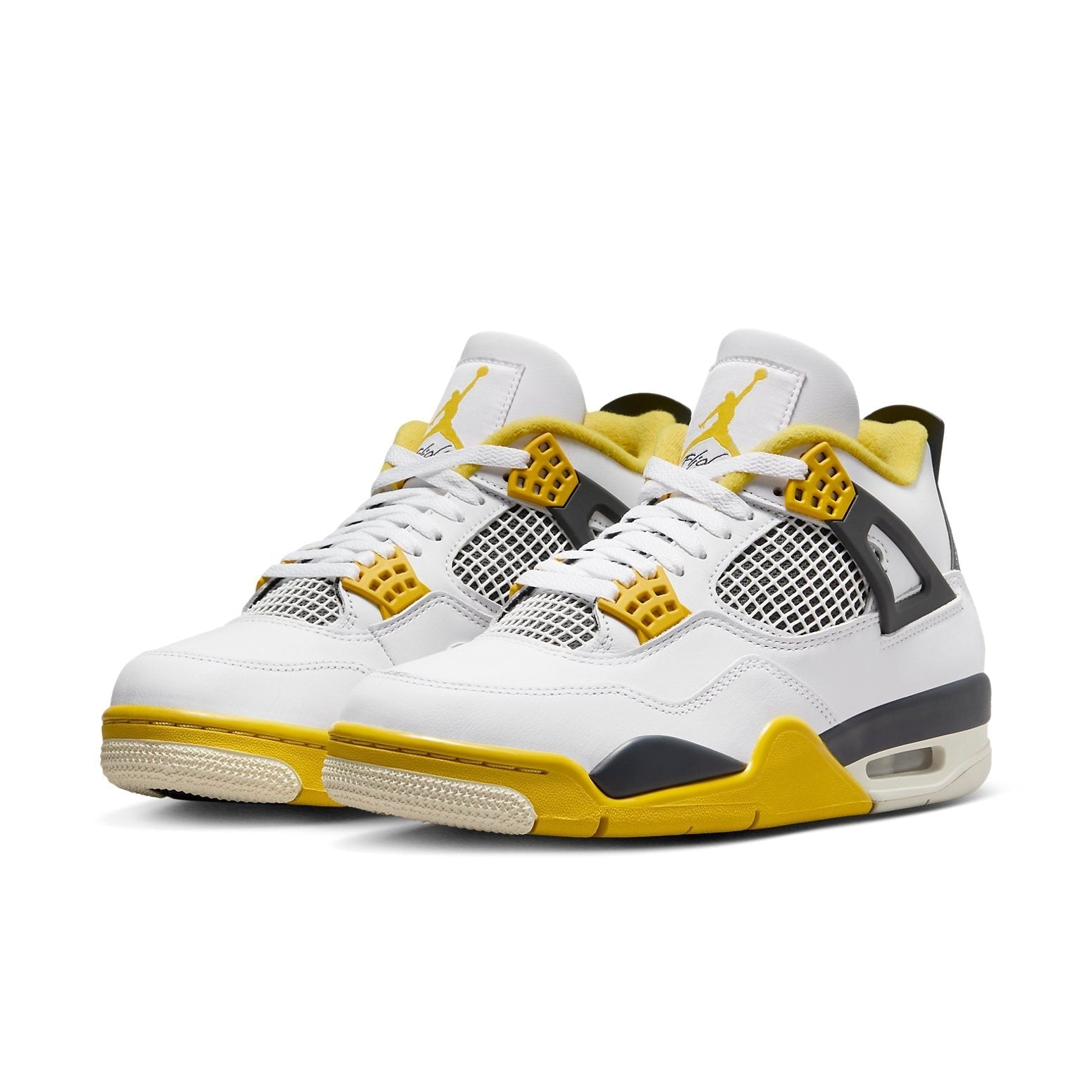 (WMNS) Air Jordan 4 Retro 'Vivid Sulfur' AQ9129-101 #
