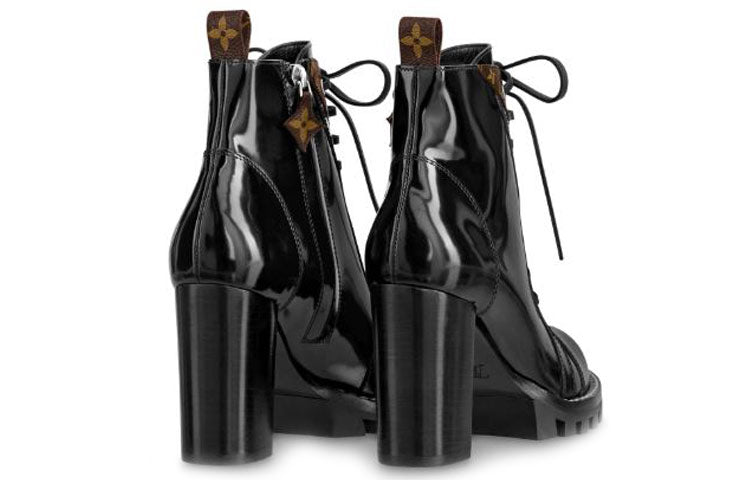 (WMNS) LOUIS VUITTON LV Star Trail Ankle Boots 'Black with Conor Monogram' 1A5MZU #