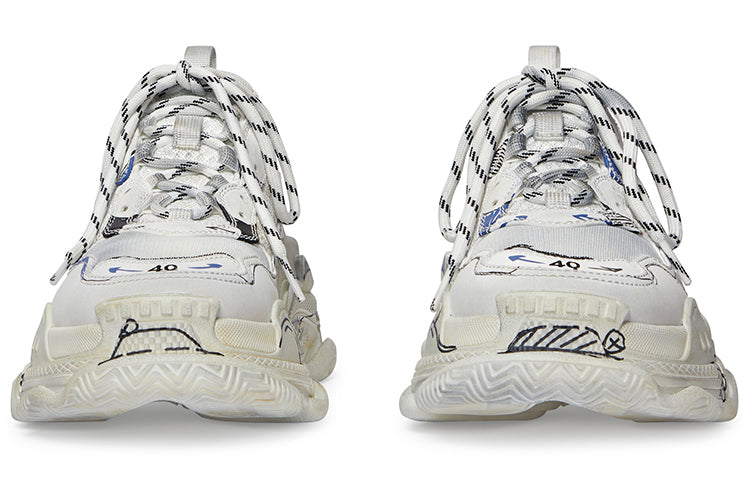 (WMNS) Balenciaga Triple S 'White' 524039W3SRB9014 #