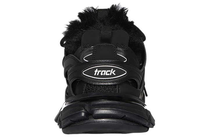 Balenciaga Track Sneaker 'Faux Fur Black' 668556W3CQ11000 #