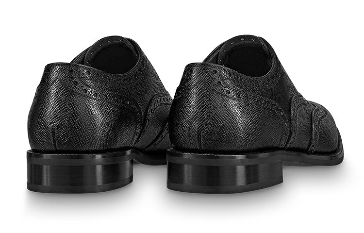 LOUIS VUITTON Graduate Richelieu Shoes 'Black' 1A8IZI #