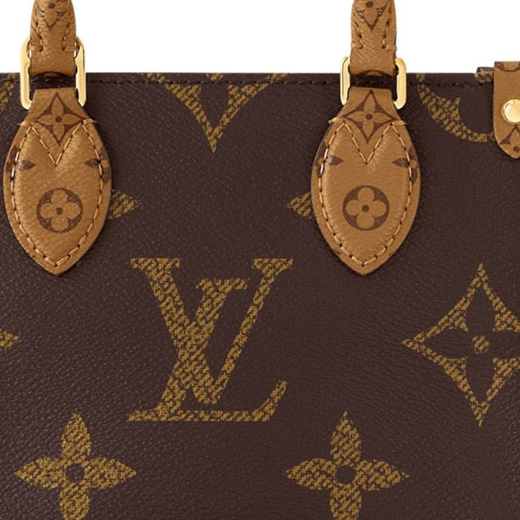 (WMNS) LOUIS VUITTON OnTheGo BB Monogram Reverse Canvas Handbag 'Brown' M46839 #