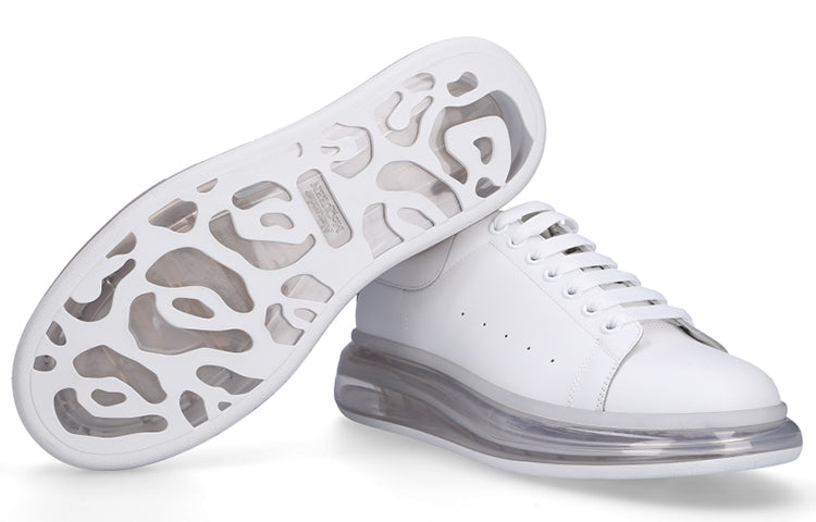 Alexander McQueen Oversized Sneaker 'White Clear Sole' 604232WHX989000 #