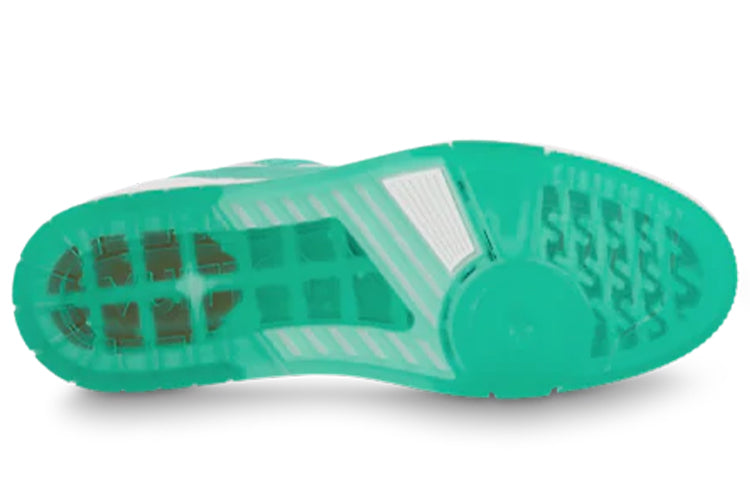 LOUIS VUITTON Trainer Sneakers 'Teal White' 1A8KBQ #.