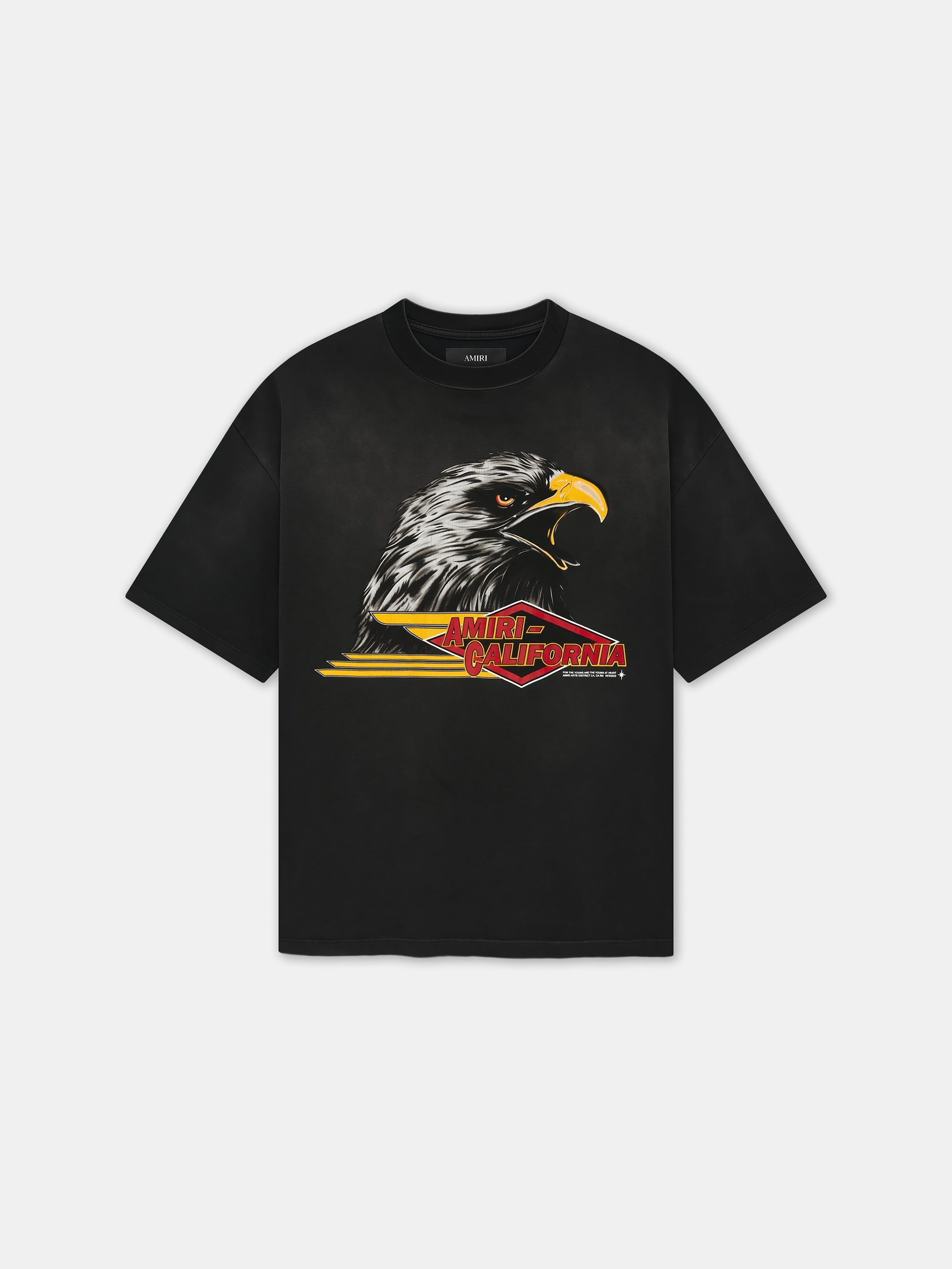 AMIRI EAGLE OVERSIZED TEE - Black