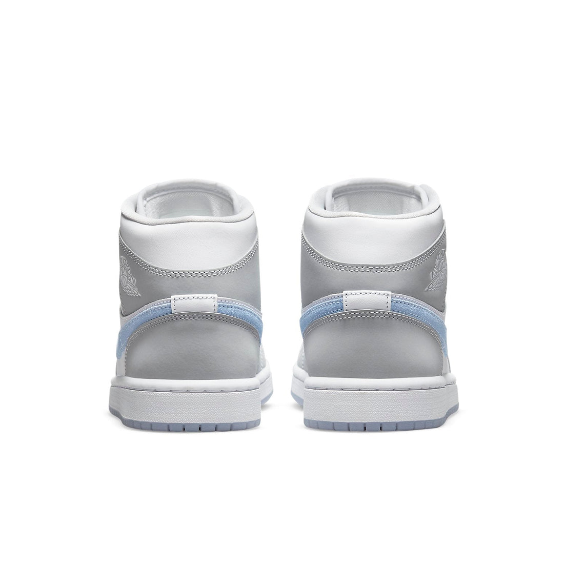 (WMNS) Air Jordan 1 Mid 'Wolf Grey Aluminum' BQ6472-105 #