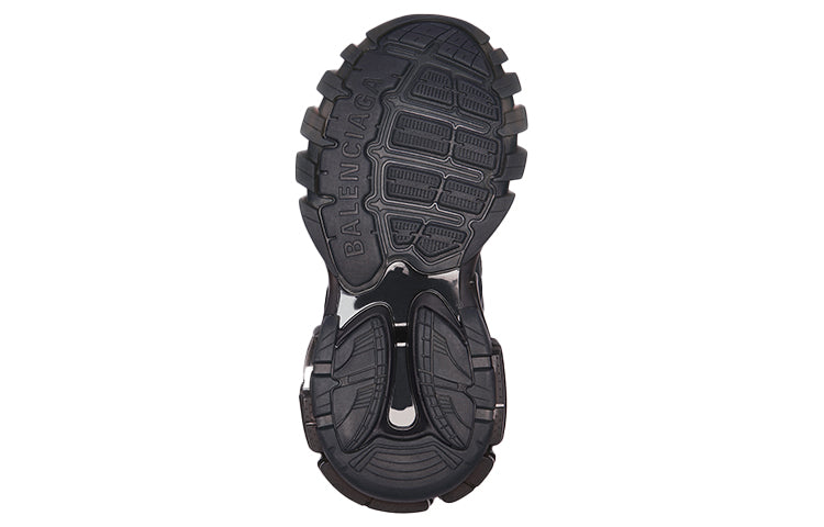 Balenciaga Track Clear Sole Low-Top Sports Shoes Black 647742W3BM11000 #