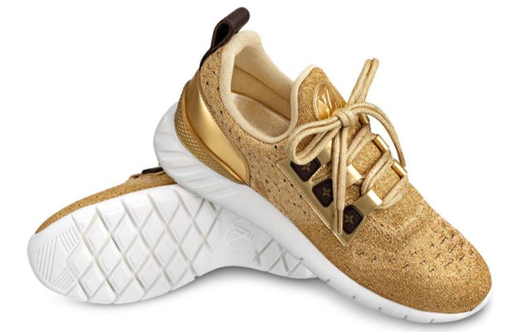 (WMNS) LOUIS VUITTON LV Aftergame Sports Shoes Gold 1A577T #
