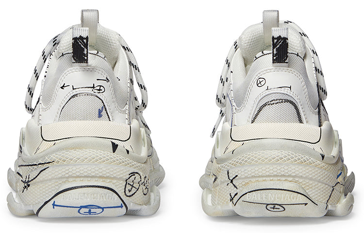 (WMNS) Balenciaga Triple S 'White' 524039W3SRB9014 #