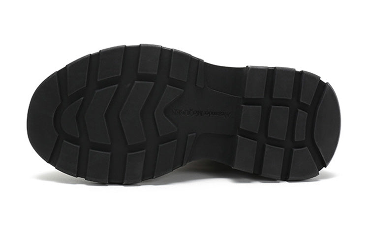 (WMNS) Alexander McQueen Lace Up Ankle Boots 'Khaki' 595469WHZ812610 #