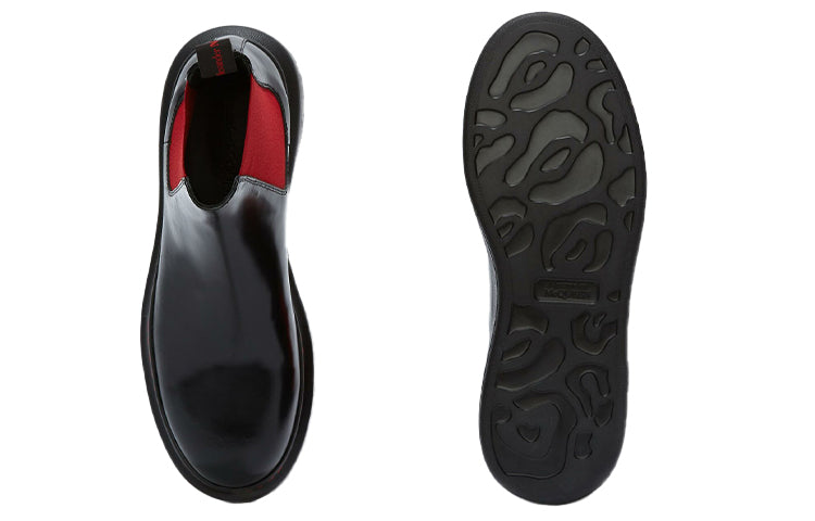 Alexander McQueen Hybrid Chelsea Boot 'Black Red' 586198WHX521066 #