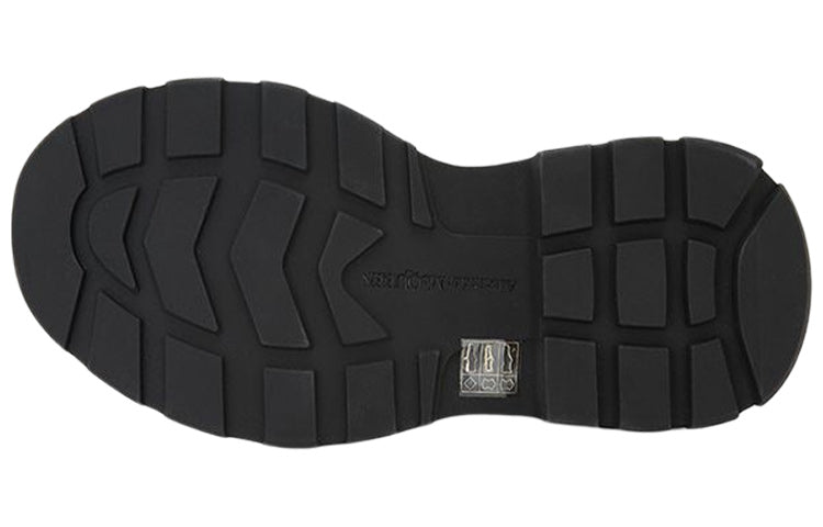 (WMNS) Alexander McQueen Tread Lace-Up Boots 'Black' 604253WHZ811090 #